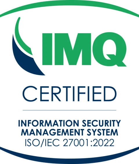 IMQ Certified. Information Security Management System ISO/IEC 27001:2022